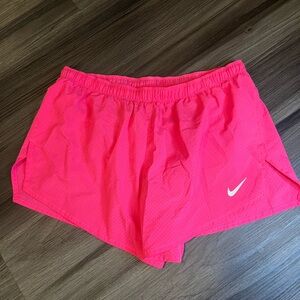 Nike Women's Bright Pink Athletic Shorts